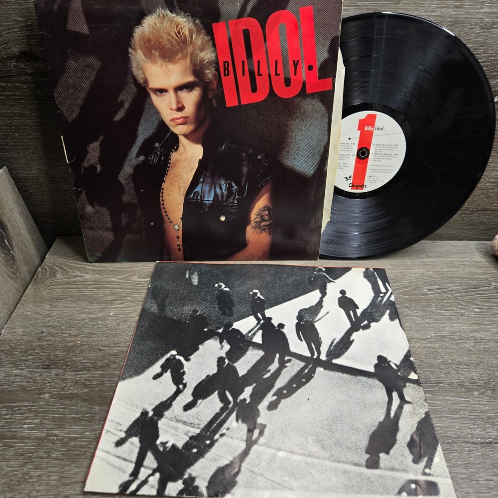 Billy Idol Self-Titled Debut Vinyl LP Album Chrysalis Records CHR 1377 Tested